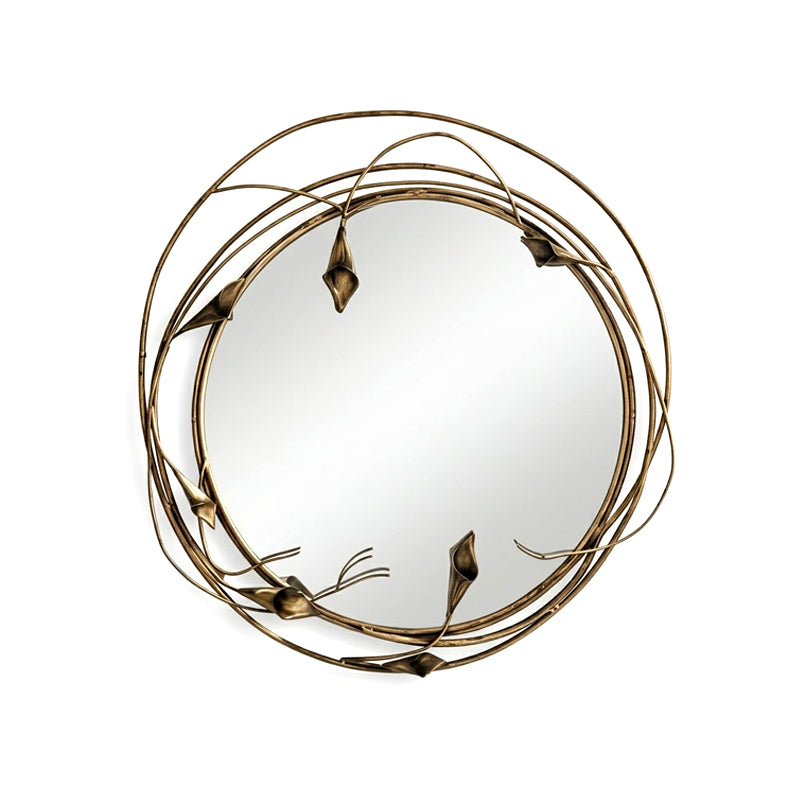 Stella Upscale Villa Living Room Irregular Metal Filament Decorative Mirror