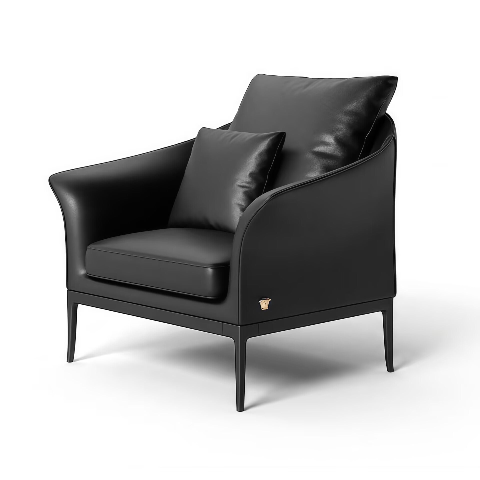 Stiletto Italian Simplicity Genuine Leather Customize Single Sofa Chair