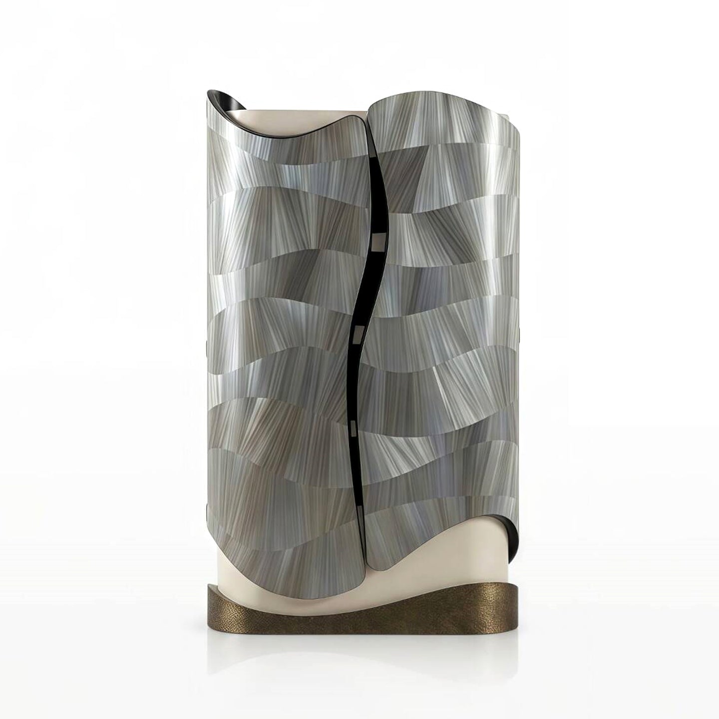 Swell High Quality Designer Art Minimalist Solid Wood Arc Cabinets