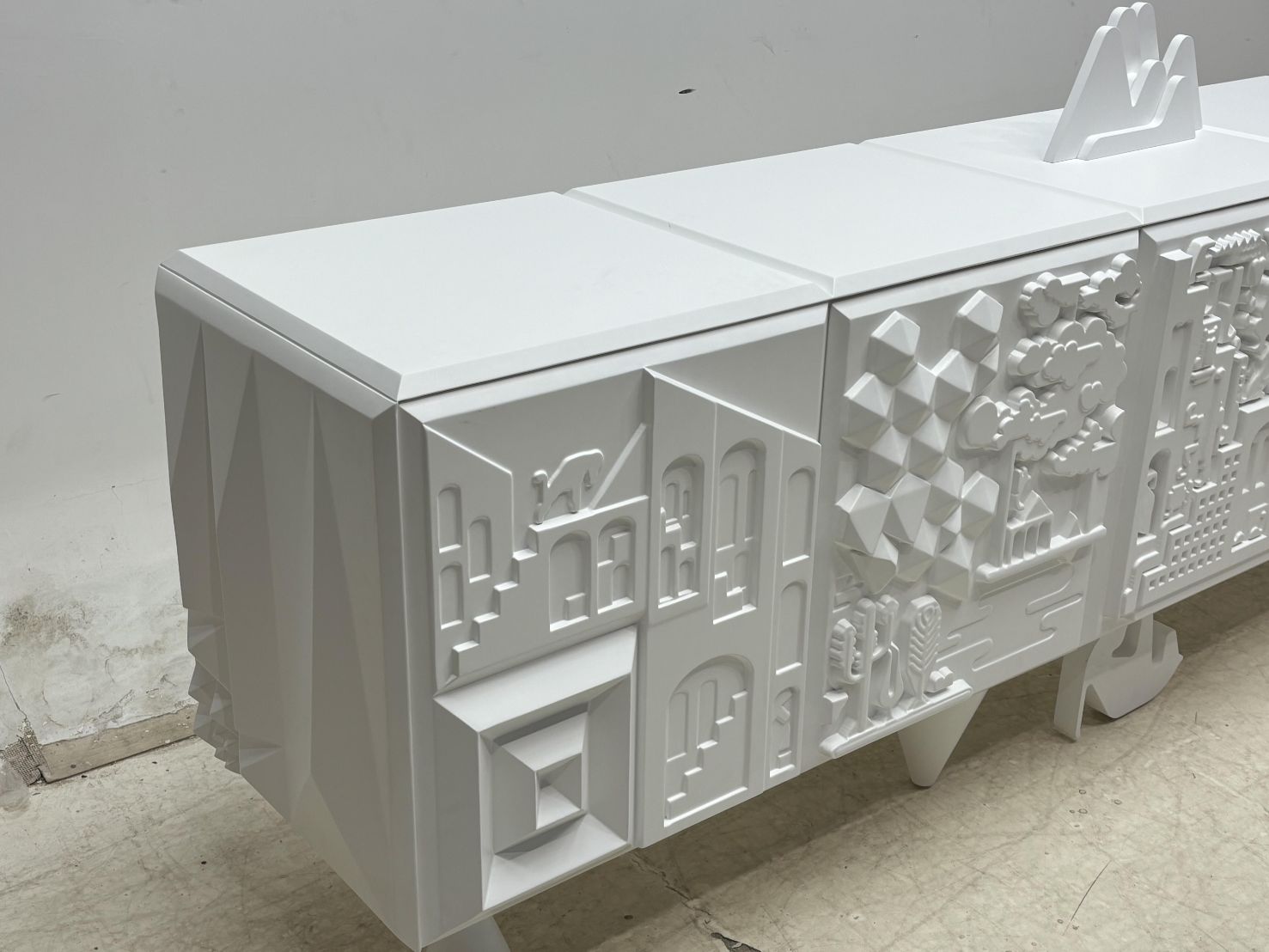 Tout Luxurious Creativity Living Room Solid Wood Engraving Sideboard