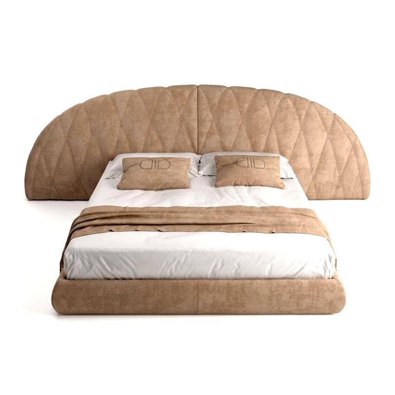 ulisse luxury bedroom Minimalism Fabric Widescreen Double bed