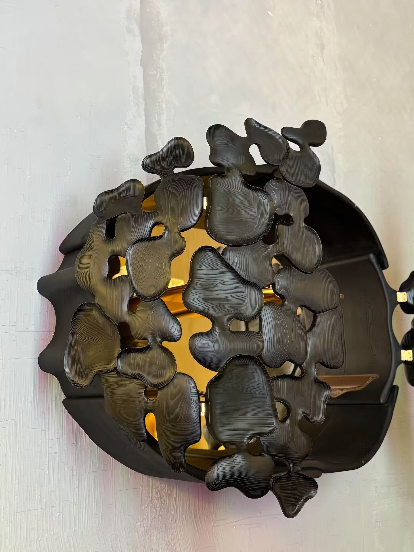 Unintended Unique Irregular Art Wall-Mounted Solid Wood Wine Cabinet