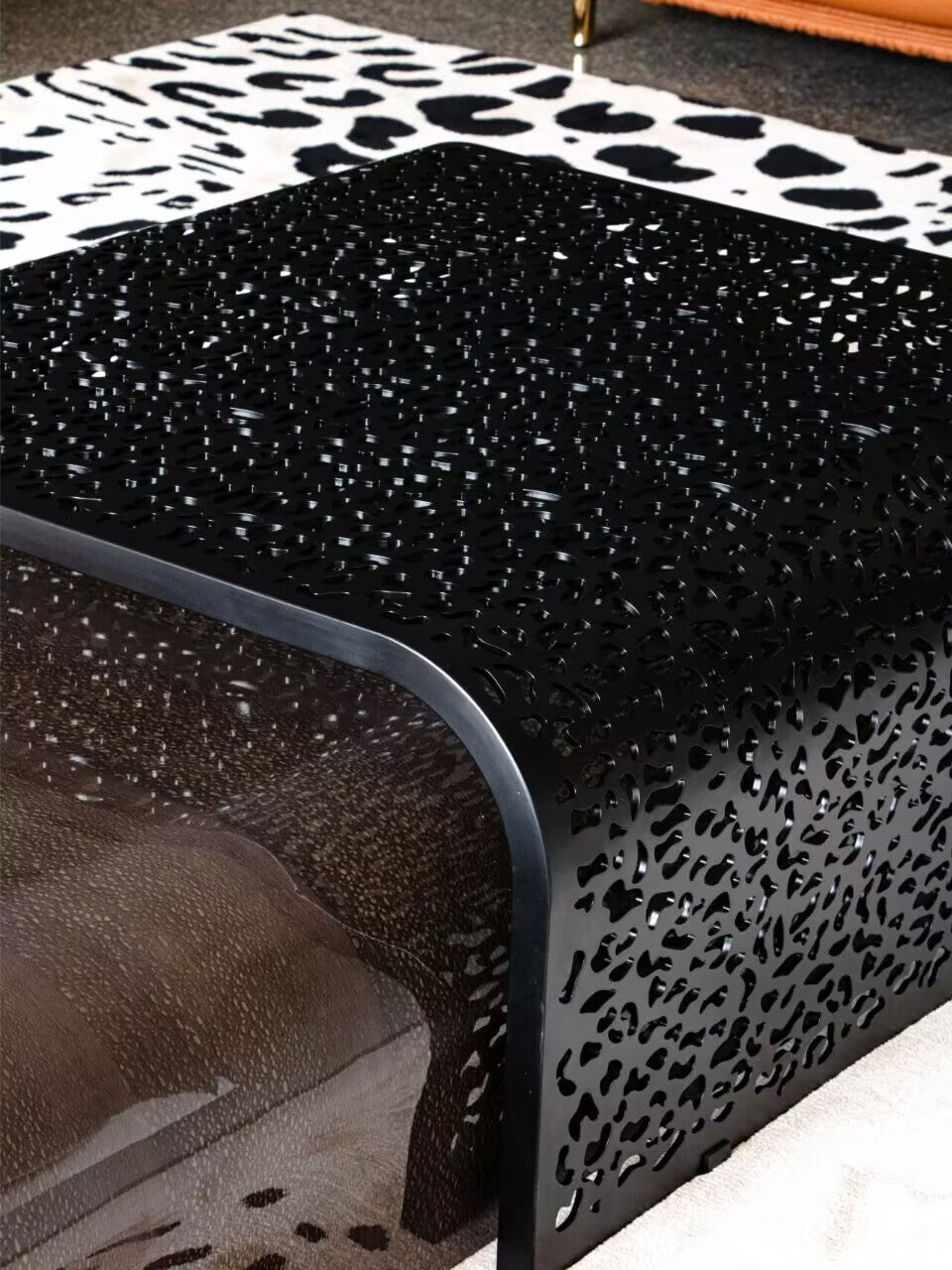 Watamu Designer Artistic Stainless Steel Living Room Coffee Table