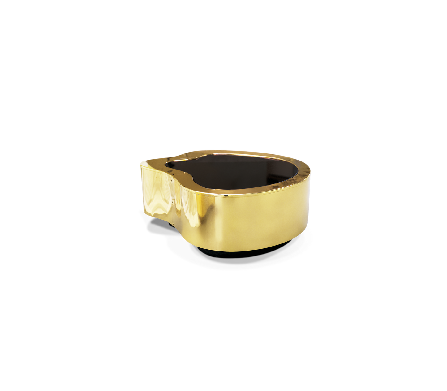 WAVE POLISHED BRASS LUXURIOUS COMINATION CENTER TABLE