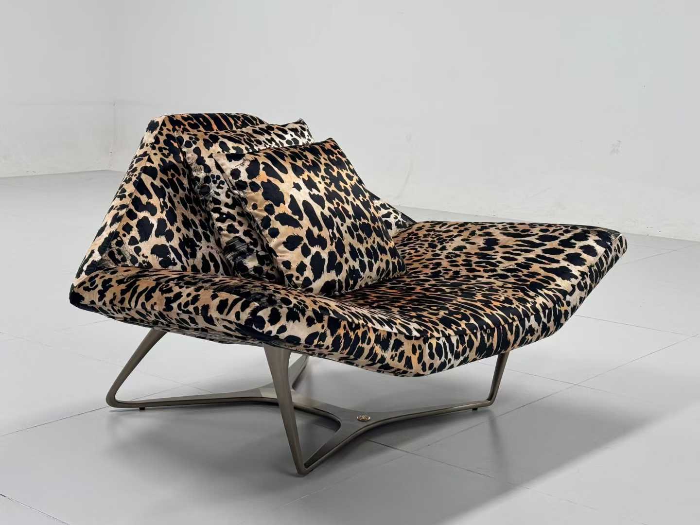 Wings Modern High End Unique Designers Fabric Lounge Chair