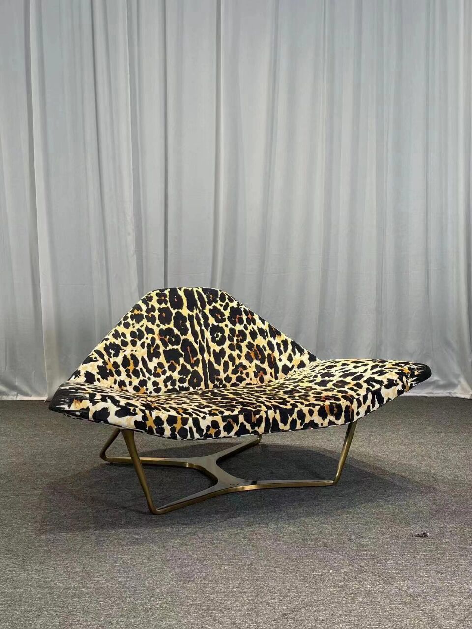 Wings Modern High End Unique Designers Fabric Lounge Chair