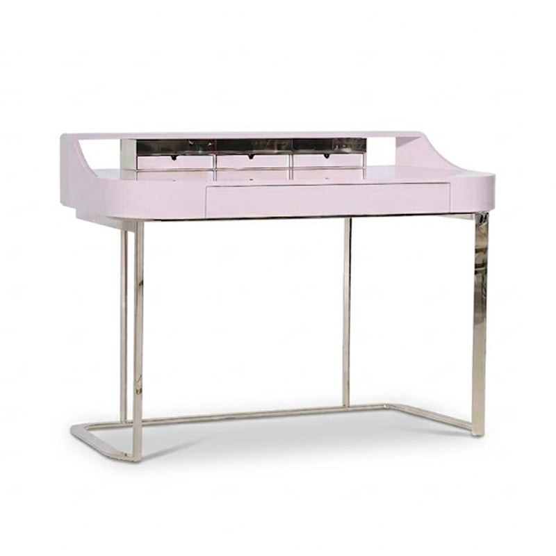 Yves Designer High-End Metal Creativity Solid Wood Dressing Table